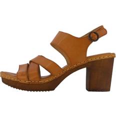Dragkedja Pumps Ten Points Amelia 4 Klackskor - Orange/Brun