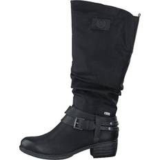 Rieker 52 ⅔ Skor Rieker Female Stövlar Och Stövletter Kängor Och Boots - Black