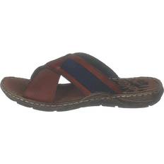 Rieker Man Sandals Rieker Brown Combination Sandalias Pantuflas - Marrón