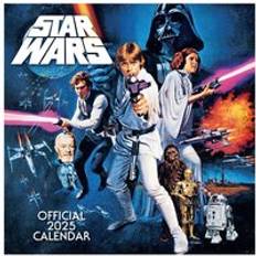 Star Wars Classic 2025 Wall Calendar Multi One Size