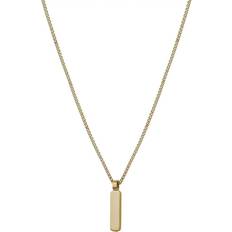 Smykker Plate Necklace - Gold