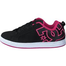 DC Shoes Court Graffik Sneakers - Black/Pink Stencil