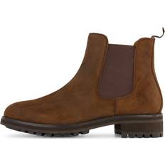 Polo Ralph Lauren Herr Kängor & Boots Polo Ralph Lauren Waxed Suede Chelsea Boot - Chocolate Brown