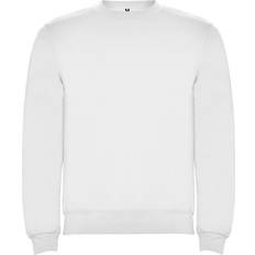 One Size Sweatshirts Clasica Crew Neck Sweatshirt - White