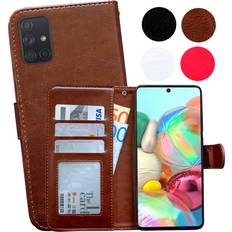 Stargadgets Suojaa Samsung A71 Nahkakotelo Rosa