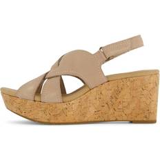 Nubuck Pumps Clarks Rose Erin Klackskor - Beige