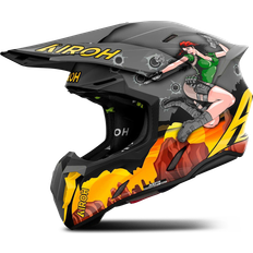 Motocross Helmets Motorcycle Helmets Airoh Twist Adventure MX Helmet Matt
