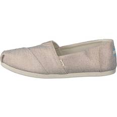 Toms Chaussures bateau Toms Natural Metallic Wov Slip-On Shoes - Brun/Grå/Beige