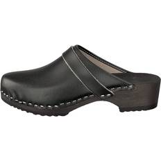 Nahka - Nainen Clogs Alfred Black