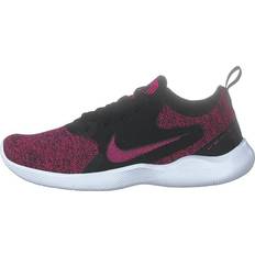 Nike Wmns Flex Experience Rn 10 Sneakers - Black/Fireberry/Dk Smoke Grey