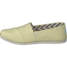 Cheap Oxford Toms Classic Heritage Recycled Canv Slip-On Shoes - Banana Yellow/Grønn/Beige