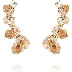Caroline Svedbom Øreringe Caroline Svedbom Julie Earrings Gold Golden Combo