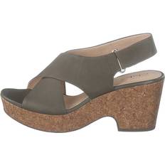 Nubuck Pumps Clarks Maritsa Lara Sage Nubuck Klackskor - Brun