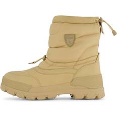 Oslo Quilted Ripstop Leather Boot - Beige