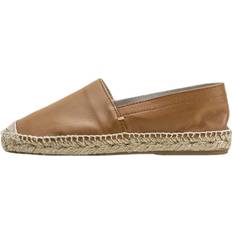 Brun - Dame Espadrillos Pieces Katie Leather Espadrille Sneakers - Brown