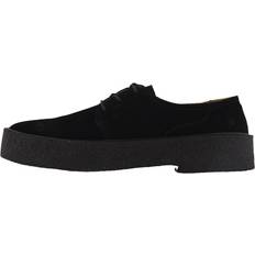 Nero Oxford Org.12 Black Suede Sko - Black