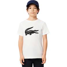 Lacoste Ultra-Dry Crocodile Logo T-Shirt - White