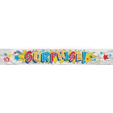 Guirnaldas Banner Impreso En Papel Metalizado One Size Negro