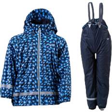 Passanti per Piedi Impermeabili Weather Report Ye Mini Rainset with Fleece Blue - Blå