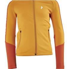 Jaune Chemises Peak Performance Junior Ride Zip Skjorter - Yellow