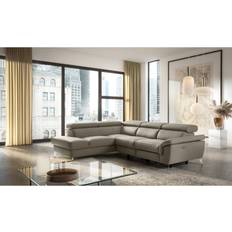 Faux Leathers Sofas Ivy Bronx Debanos Vegan Leather Corner Electric Sectional 97cm H X 265cm W X 210cm D Sofa