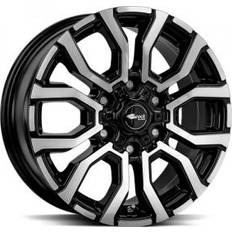 16" - 8.5" Bilfälgar Brock RC35 Black Full Polish 6.5x16