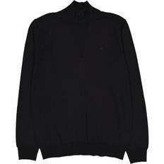 J.Lindeberg Kiyan Merino Quarter Zip - Black