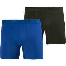 Goedkoop Björn Borg Herenondergoed Björn Borg Solid Shorts 2-Pack - Green