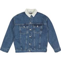 Dr. Denim Overtøj Dr. Denim Eno Pile Jacket Jay Mid Retro - Blå