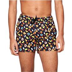 Badetøy Happy Socks Junk Food Swimshorts - Black