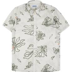 Gabba Vaatteet Gabba Seoul Aop Tencel Ss Shirt - Hvid