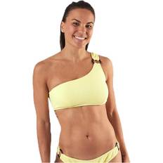 Amarillo Tops de bikini Pieces Nora Bikini Oneshoulder Top - Yellow