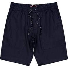 Tommy Hilfiger Mies Shortsit Tommy Hilfiger Harlem Solid Linen Po Utility Shorts - Sort