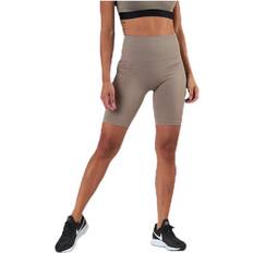 Beige - Mujer Medias de compresión Stay in place Seamless Biker Tights - Beige