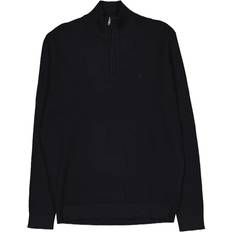 Clean Cut Copenhagen Tøj Clean Cut Copenhagen Oscar Half-Zip Knit - Black