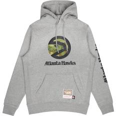 Mitchell & Ness Hawks Ghost Camo Hoodie Grå