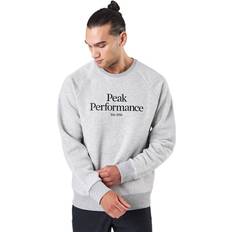 Peak Performance Hombre Camisas Peak Performance Original Crew Tøj Skjorter - Grå