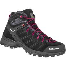 Dame - Sort Ørkenstøvler Salewa Alp Mate Mid WP - Black/Out/Virtual Pink