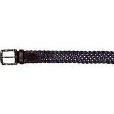 Polo Ralph Lauren Skärp Polo Ralph Lauren Braided Leather Belt - Navy/Dark Brown