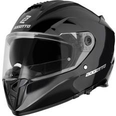 Bogotto FF122 SVK Solid Helmet, black, for Men