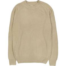 Resteröds Bomull Tröjor Resteröds Knitted Pullover 82 Top - Beige