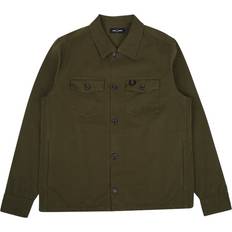 Fred Perry Herre Skjorter Fred Perry Twill Overshirt - Grønn