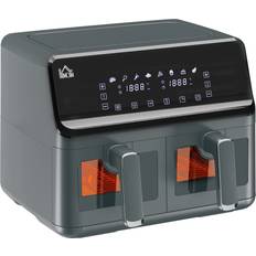 Air fryer 8l Homcom Air Fryer Dubbelfack 8 L 2500 W