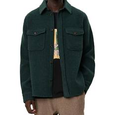 Les Deux Tops Les Deux Lennon Button Front Overshirt - Medium Green