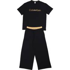 Calvin Klein Dame Bukser Calvin Klein S/S Pant Set - Black