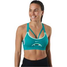 Fitness & Gymträning - Turkosa Kläder Nike Indy UltraBreathe Bra - Green