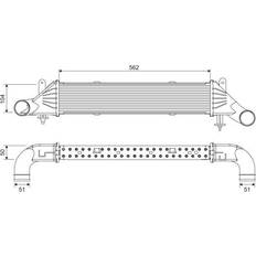 Intercoolers Valeo 818540 Ladeluftkühler