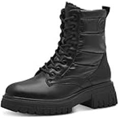 s.Oliver Schnür-Zug Schnallenstiefel - Schwarz