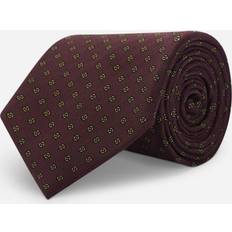 Slips Ferner Jacobsen Tie Silk - Wine Red/Yellow