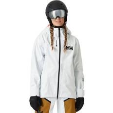 Skiing - White Outerwear Helly Hansen Women's Hooded Ski Jacket - Blanc